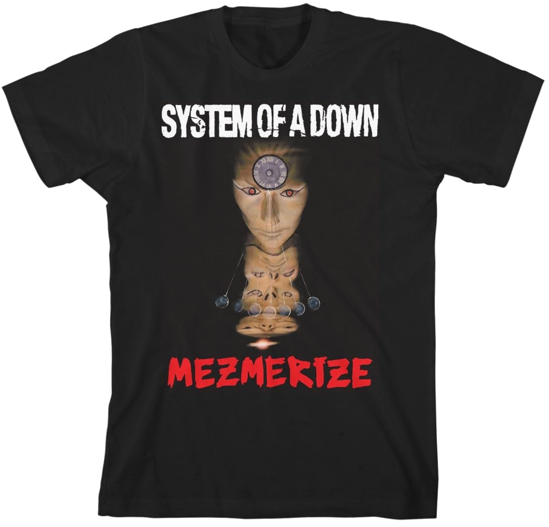 SYSTEM OF A DOWN MEZMERIZE Tシャツ System of a Down Mezmerize T-Shirt, Black, Small : Amazon.ca
